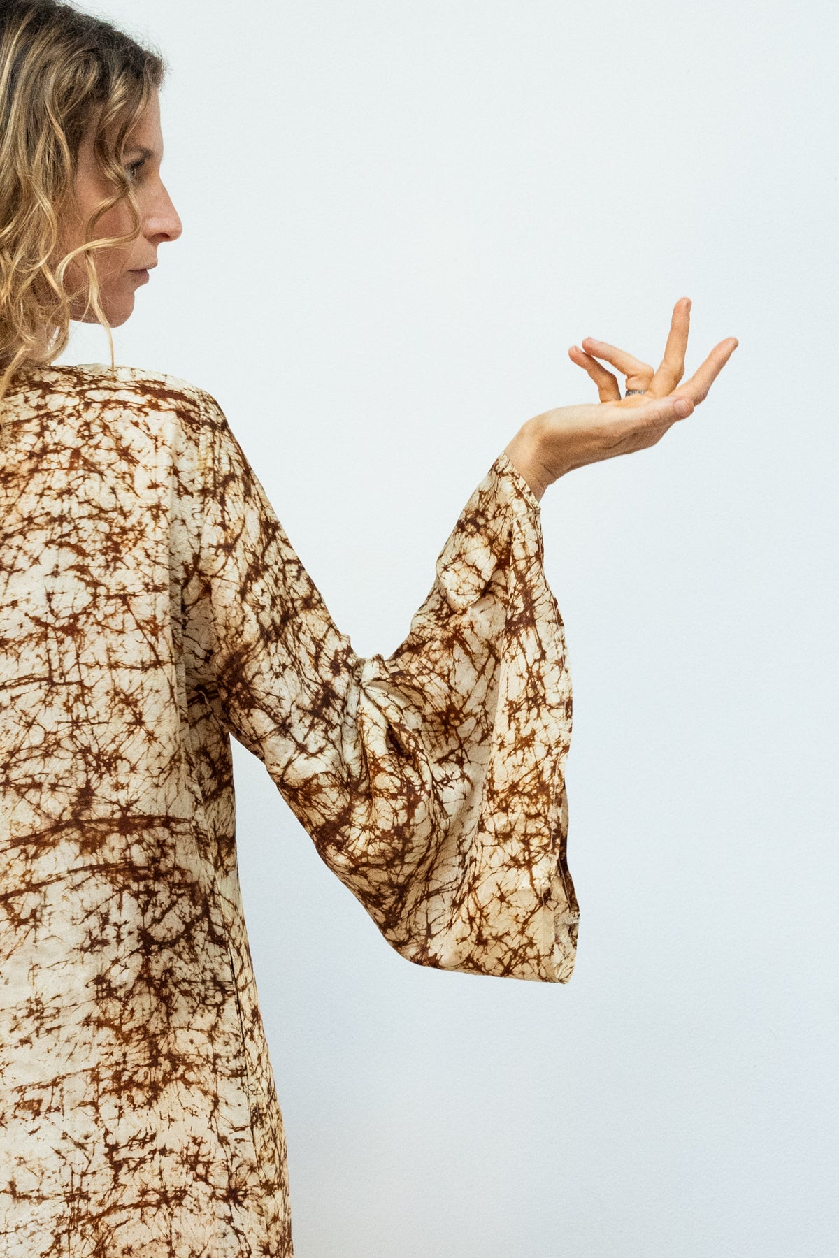 Silk Batik float dress