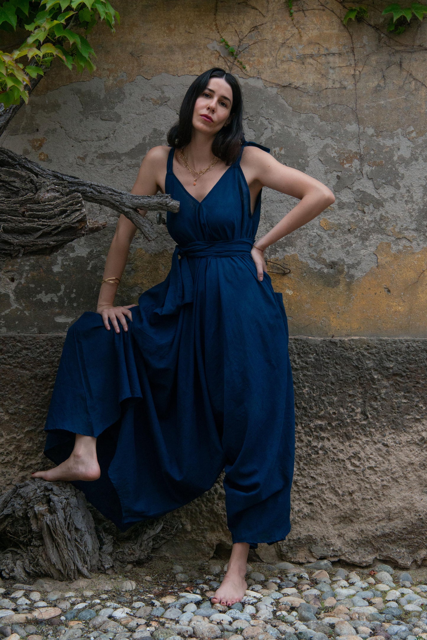 Light cotton jumpsuit