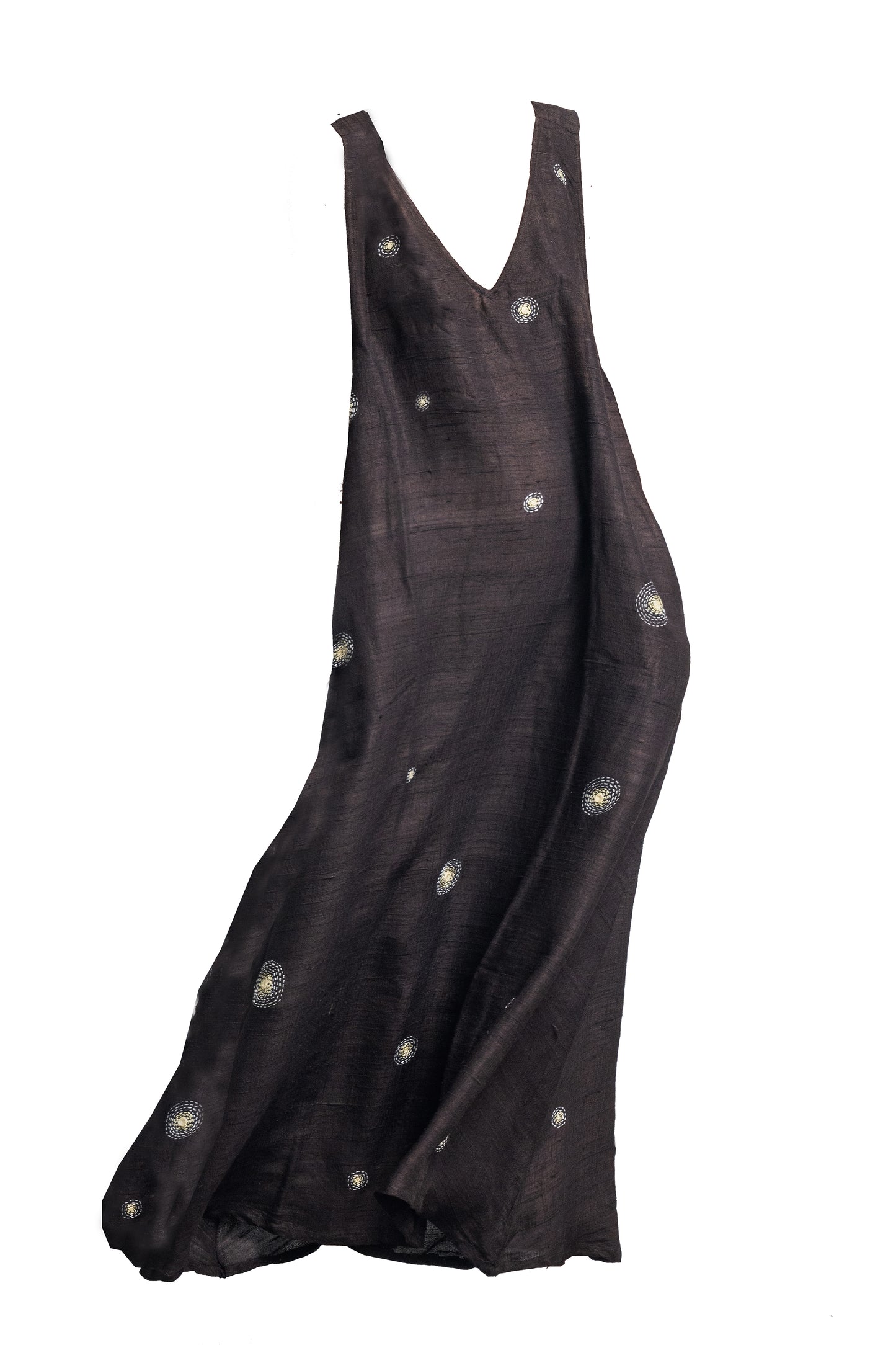Constellation silk dress