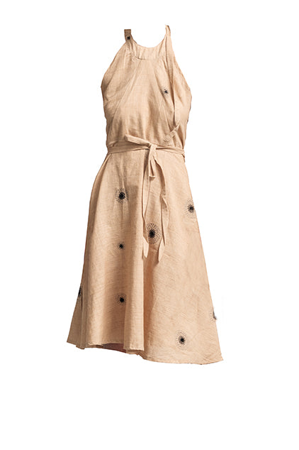 Constellation wrap dress