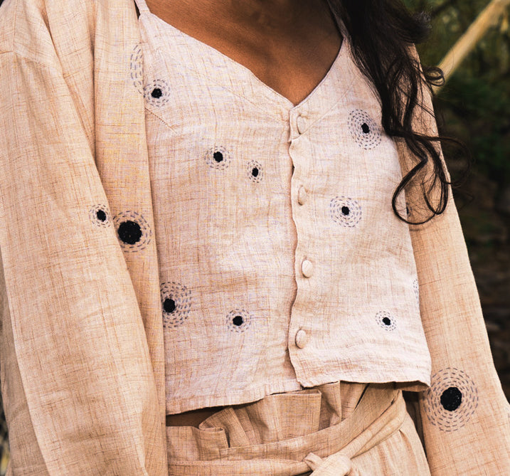 Constellation crop top