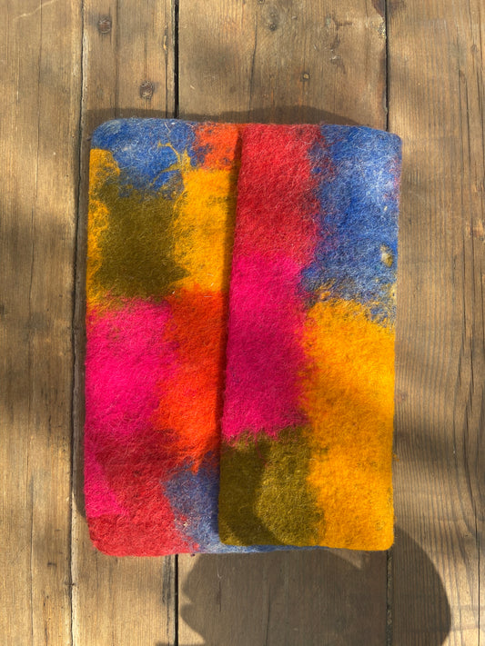 Hand felted wool