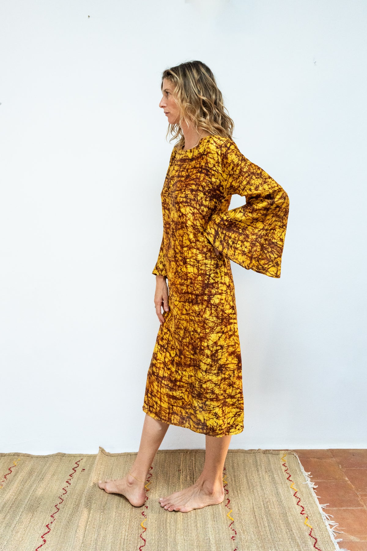 Batik flow dress