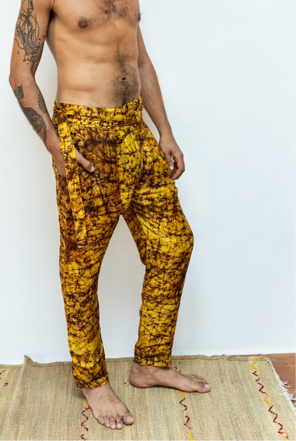 Batik wrap pants