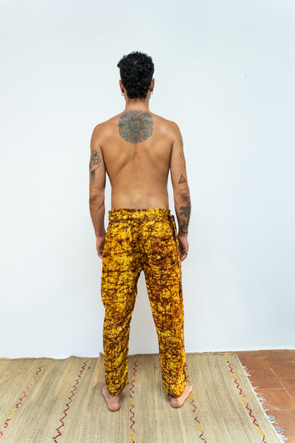 Batik wrap pants