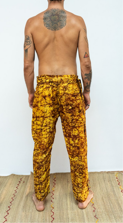 Batik wrap pants