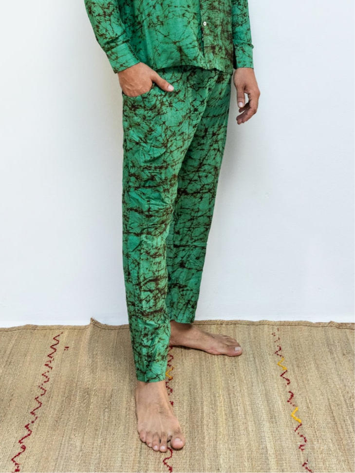 Batik wrap pants