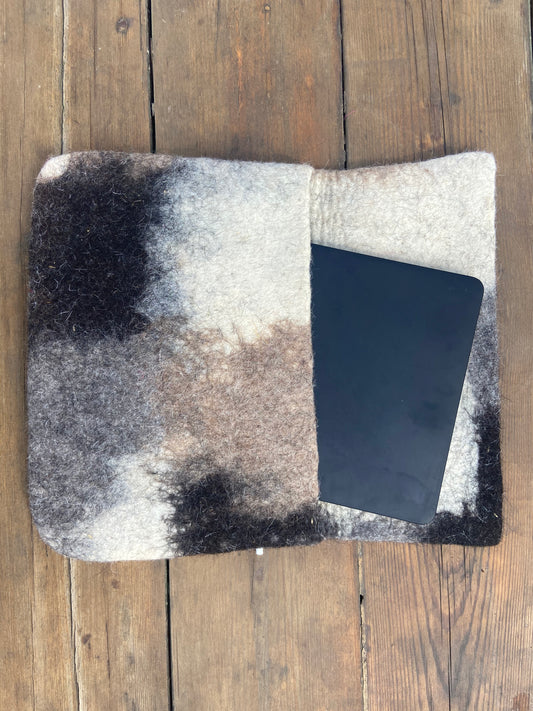 Felted wool lap top case